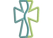 Stickdatei - Geteiltes Kreuz